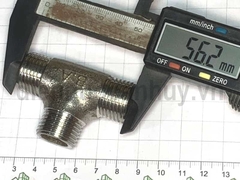 Tê inox 201 rẻ DN15 ren ngoài 20mm (1/2inch)