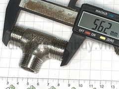 Tê inox 201 rẻ DN15 ren ngoài 20mm (1/2inch)