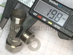 Tê rắc co xịn Song Toàn inox 304 DN15 ren 20mm (1/2inch)