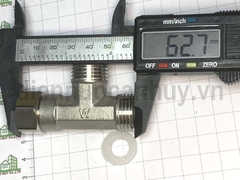 Tê rắc co xịn Song Toàn inox 304 DN15 ren 20mm (1/2inch)