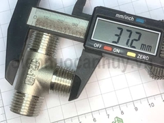 Tê inox 304 DN15 ren ngoài 20mm (1/2inch)