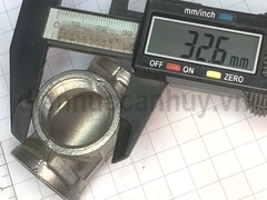 Tê inox 304 DN20 ren trong 25mm (3/4inch)
