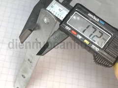 Tên sản phẩm Bản mã thẳng 5 lỗ dài 16.5cm (dùng cho gỗ rộng 180mm). Ke thép mạ kẽm chịu lực, dùng nối dài gỗ và thi công DIY