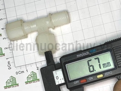 Tê nhựa máy lọc nước ren 13 - 10 (ống 6)