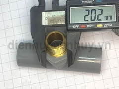 Tê nhựa PVC ren ngoài đồng ống 21-1/2 inch