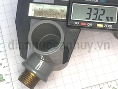Tê nhựa PVC ren ngoài đồng ống 27-1/2 inch