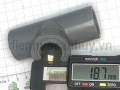Tê nhựa PVC ren trong đồng ống 27-1/2 inch
