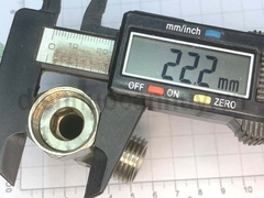 Tê rắc co inox 304 DN15 ren 20mm (1/2inch)