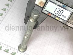 Thanh chốt ngang sắt mạ loại ngắn phi 14x250 mm