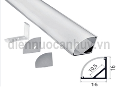 Thanh nhôm đèn led V 16x16