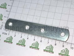 Thanh nối thẳng 4 lỗ ngắn kích thước 95mm (cho gỗ rộng 10cm). Pát sắt mạ kẽm liên kết ván gỗ, sửa chữa kệ tủ đa năng