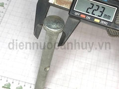 Thanh chốt ngang sắt mạ loại ngắn phi 14x250 mm