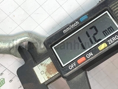 Then cài cửa ngang loại dài 34 cm