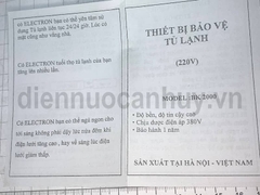 Thiết bị bảo vệ tủ lạnh BK2000
