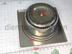 Thoát sàn khử mùi 4inch -120x120m ống 90-110