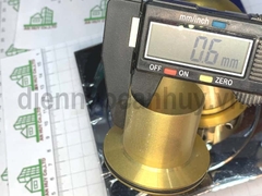 Thoát sàn kiểu Toto hộp xanh mặt đồng 120x120 mạ crome dùng cho ống 60-110
