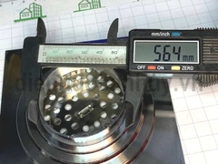 Thoát sàn kiểu Toto hộp xanh mặt đồng 120x120 mạ crome dùng cho ống 60-110