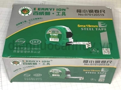 Thước cuộn mini Berrylion 070120519 (5m x 19mm). Thước rút thép thiết kế siêu nhỏ gọn, cầm vừa tay, kéo mượt