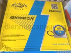 Thước rút 5m 2 mặt Penny 5x25 trong suốt