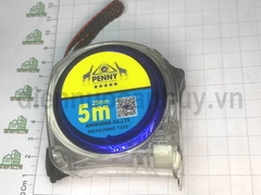 Thước rút 5m 2 mặt Penny 5x25 trong suốt
