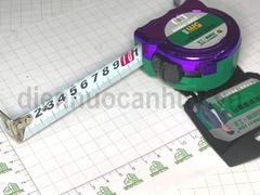 Thước rút Berrylion 5m bản rộng 25mm mã 070705252. Thước dây thép xây dựng vỏ bóng cao cấp, chống va đập, lò xo cực bền