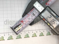 Thước rút tự hãm Shanker 5M (Bản rộng 25mm) - Công nghệ Đức (Vỏ trong suốt, tự khóa) - có mặt phong thủy