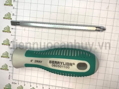 Tô vít đổi đầu Berrylion Phi 6 (6x100mm) - 2 đầu 4 cạnh và dẹt (có từ tính)