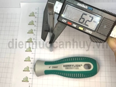 Tô vít đổi đầu Berrylion Phi 6 (6x100mm) - 2 đầu 4 cạnh và dẹt (có từ tính)