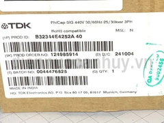 Tụ bù khô 3x137.5uF 25kvar MKP440-D-25.0 B32344E4252A040 Epcos