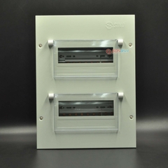 Tủ điện vỏ  kim loại  có nắp bảo hộ PC - dùng chứa MCB, MCCB, RCBO