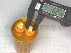 Tụ điều hòa 2 chân 30uf TPMAX xịn vỏ vàng hộp đỏ