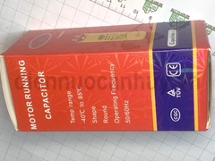 Tụ điều hòa 2 chân 45uf TPMAX xịn vỏ vàng hộp đỏ