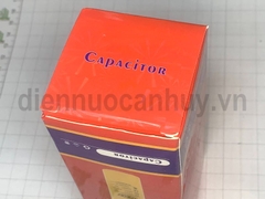 Tụ điều hòa 2 chân 45uf TPMAX xịn vỏ vàng hộp đỏ