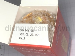 Tụ điều hòa 2 chân 45uf TPMAX xịn vỏ vàng hộp đỏ