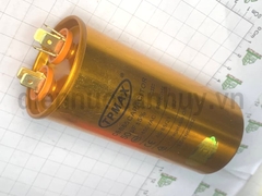 Tụ điều hòa 2 chân 50uf TPMAX xịn vỏ vàng hộp đỏ