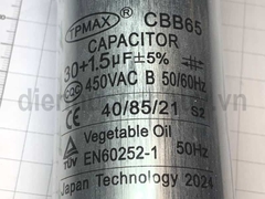 Tụ điều hòa 3 chân 30+1.5uF TPMAX