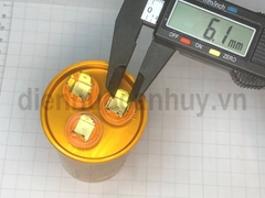 Tụ điều hòa 3 chân 35+1.5uf xịn TPMAX hộp đỏ vỏ vàng