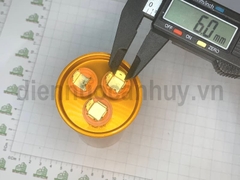 Tụ điều hòa 3 chân 40+1.5uf TPMAX xịn vỏ vàng hộp đỏ