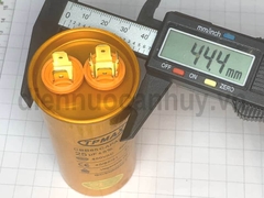 Tụ điều hòa hai chân 25uf TPMAX xịn vỏ vàng hộp đỏ