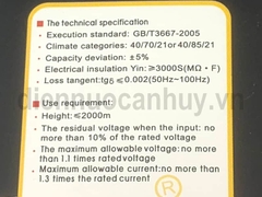 Tụ kép điều hòa TPmax 50+5 uf (đủ thông số kỹ thuật)