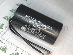 Tụ máy bơm 15 uf đen nhỏ 370V