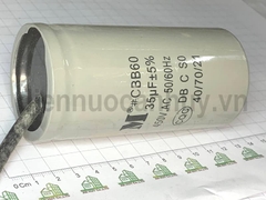 Tụ máy bơm nước 35uF (450V) - Phụ kiện thay thế giúp máy bơm, máy nén khí khởi động mạnh mẽ