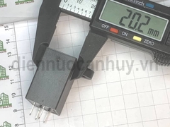 Tụ quạt cắm rắc 6.0 uf loại thường mầu đen