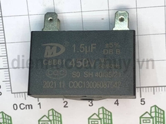 Tụ quạt dàn nóng điều hòa rắc cắm 1.5 uf