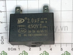 Tụ quạt rắc cắm 2.0 uf thường