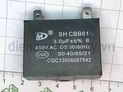 Tụ quạt rắc cắm 3.0 uf thường