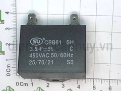 Tụ quạt rắc cắm 3.5 uf thường