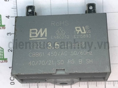 Tụ quạt rắc cắm BM 3.5 uf