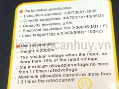 Tụ điều hòa 3 chân 60+5uF TPMAX