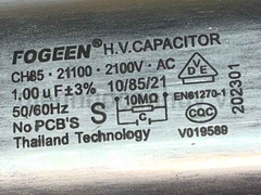 Tụ LVS 1uf 2100V lò vi sóng